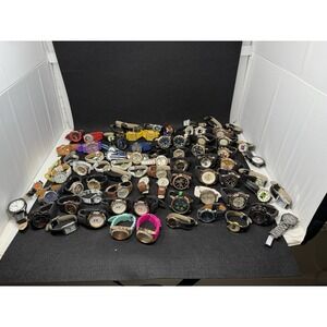 Huge Geneva Donna Vivi Fashion Watch Lot 60+ Men's Women's Wristwatches